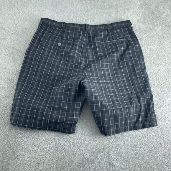 Ben Hogan Performance Mens Plaid Golf Shorts 38 Gray Polyester 5190 - Picture 2 of 9